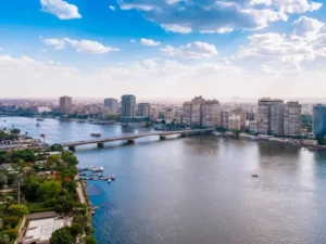 Bridge over the Nile in Cairo